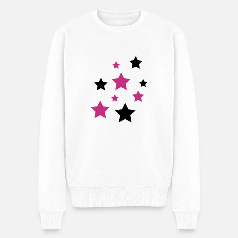 Star, les étoiles - Pull Premium bio Homme - blanc