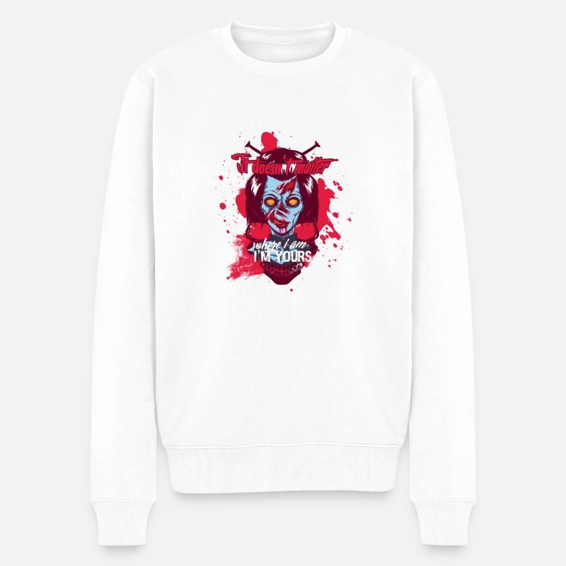 Je suis à vous - Pull Premium bio Homme - blanc