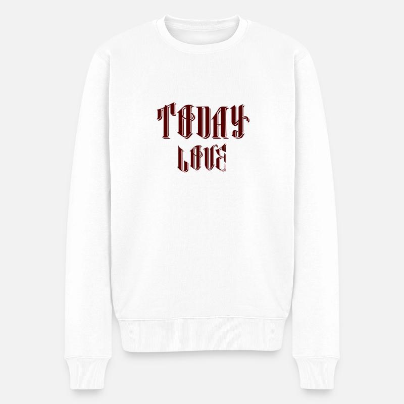 CHEERS - Männer Premium Bio Pullover - Weiß
