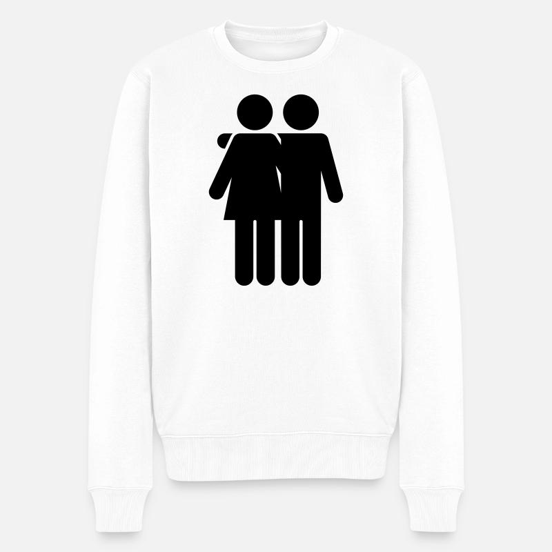 Paire - Pull Premium bio Homme - blanc