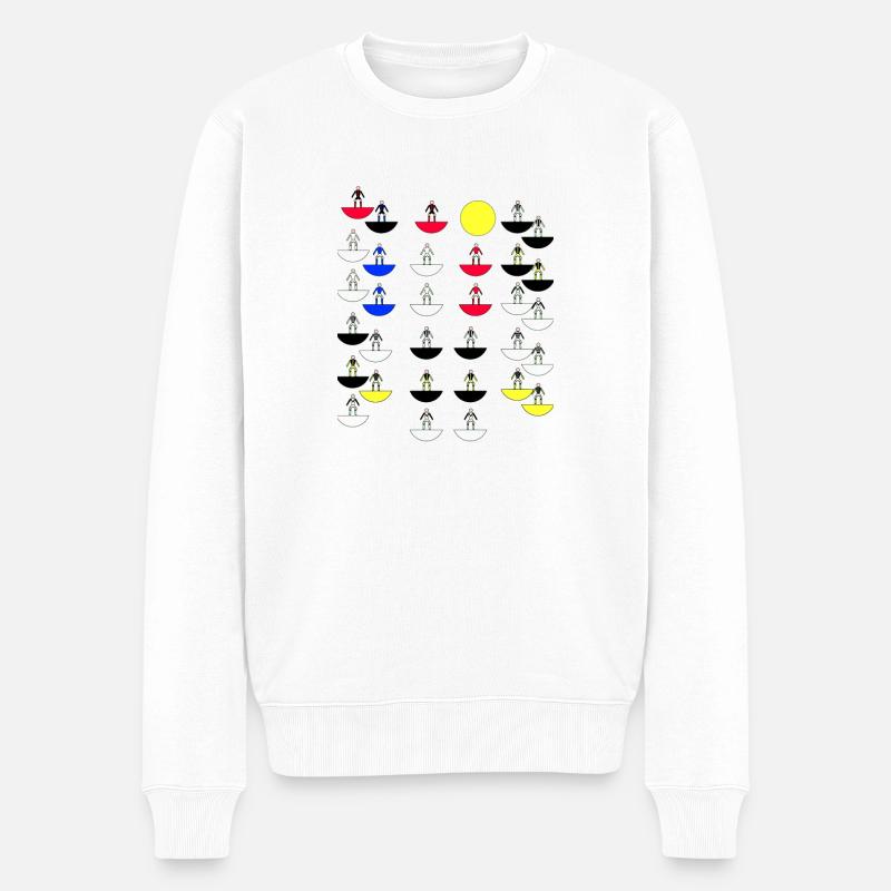 Sous-butée - Pull Premium bio Homme - blanc