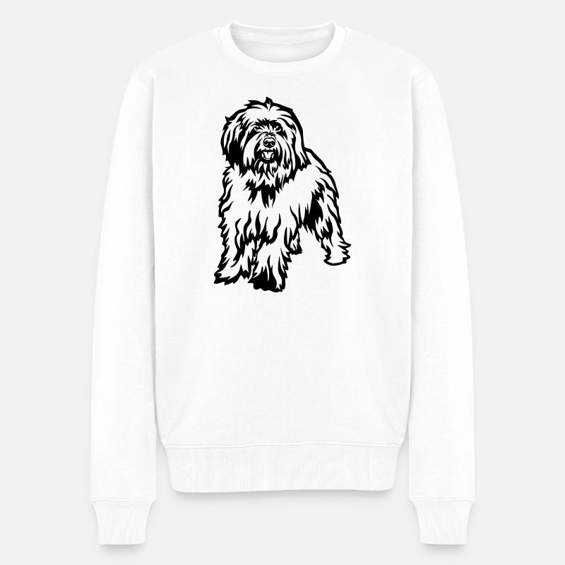 Caniche de mouton - Pull Premium bio Homme - blanc