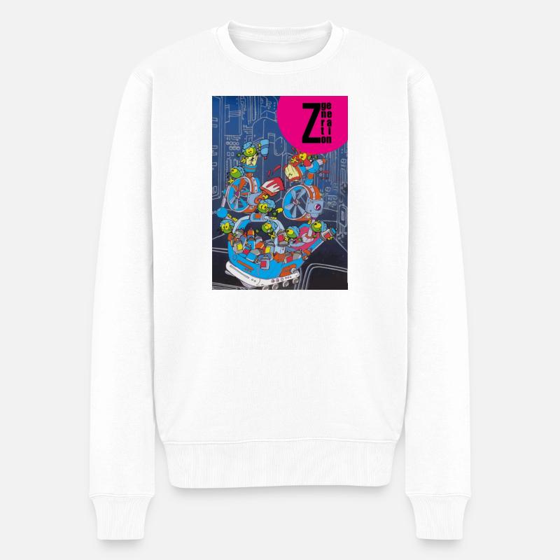 Zgénération 3 - Pull Premium bio Homme - blanc