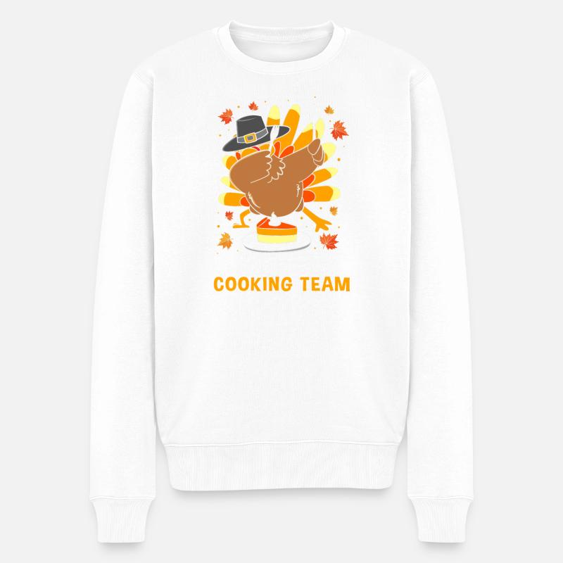 Thanksgiving Gender Reveal Future Maman - Pull Premium bio Homme - blanc