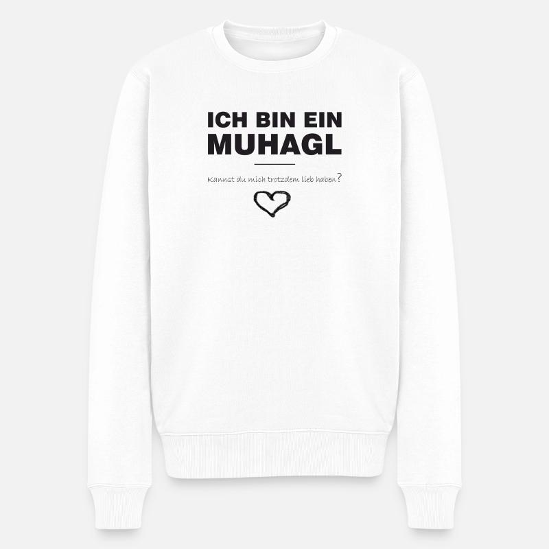 Muhagl - Pull Premium bio Homme - blanc