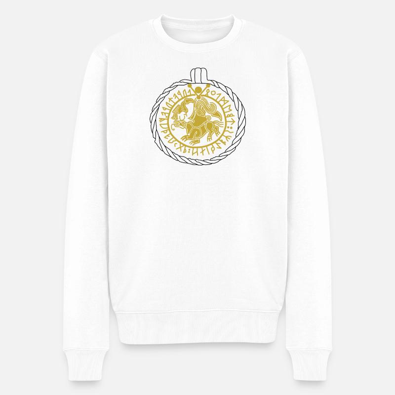 Théâtre Vadstena - Pull Premium bio Homme - blanc