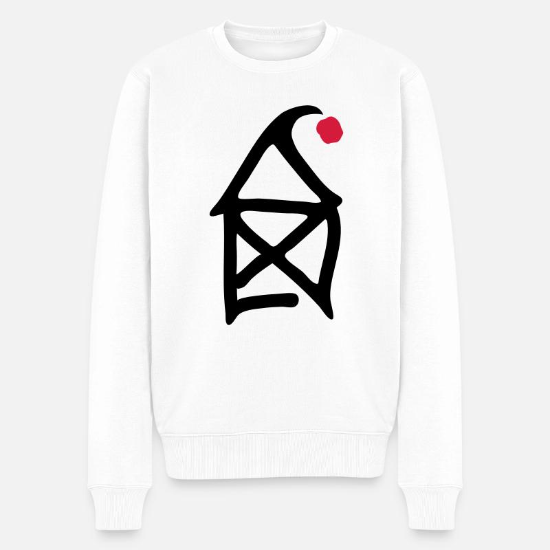 Maison de Nicolas - Pull Premium bio Homme - blanc