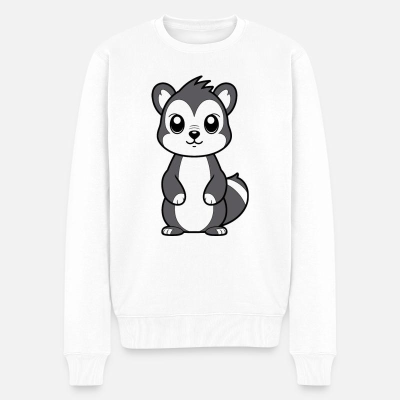 Mouffette - Pull Premium bio Homme - blanc