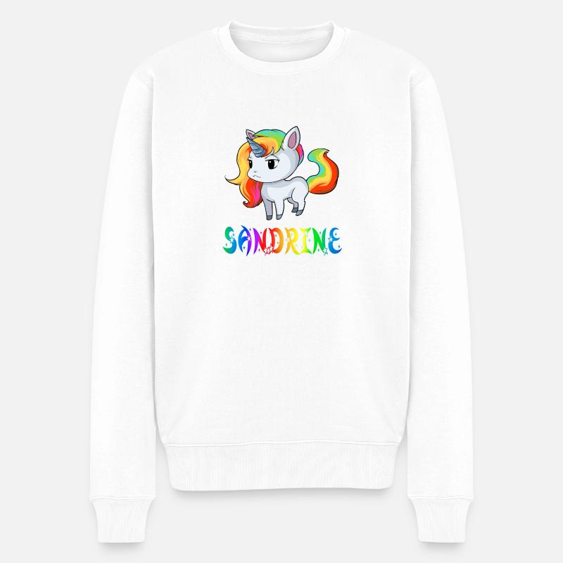 Sandrine Einhorn - Pull Premium bio Homme - blanc