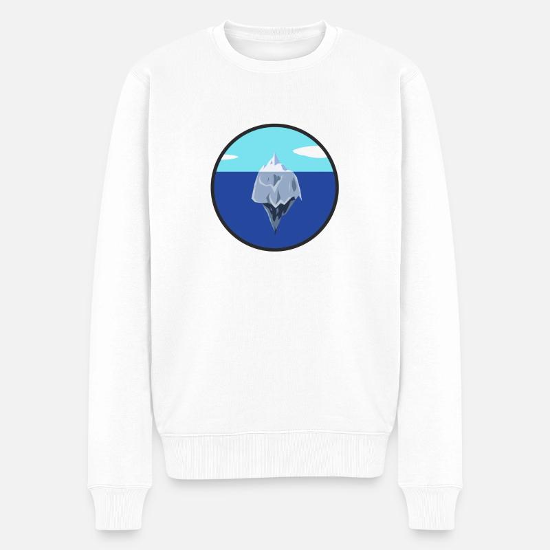 Thechillmethode - Männer Premium Bio Pullover - Weiß