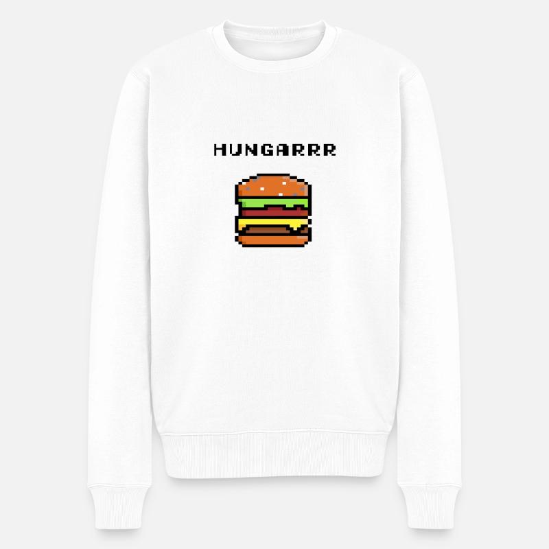 Hungarrr - Pull Premium bio Homme - blanc