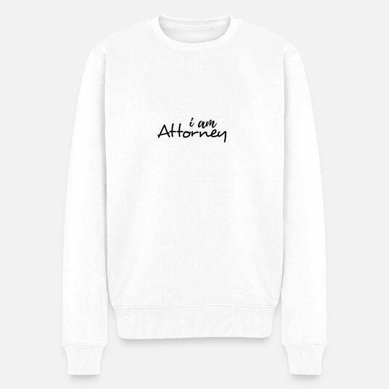 Je suis avocat - Pull Premium bio Homme - blanc