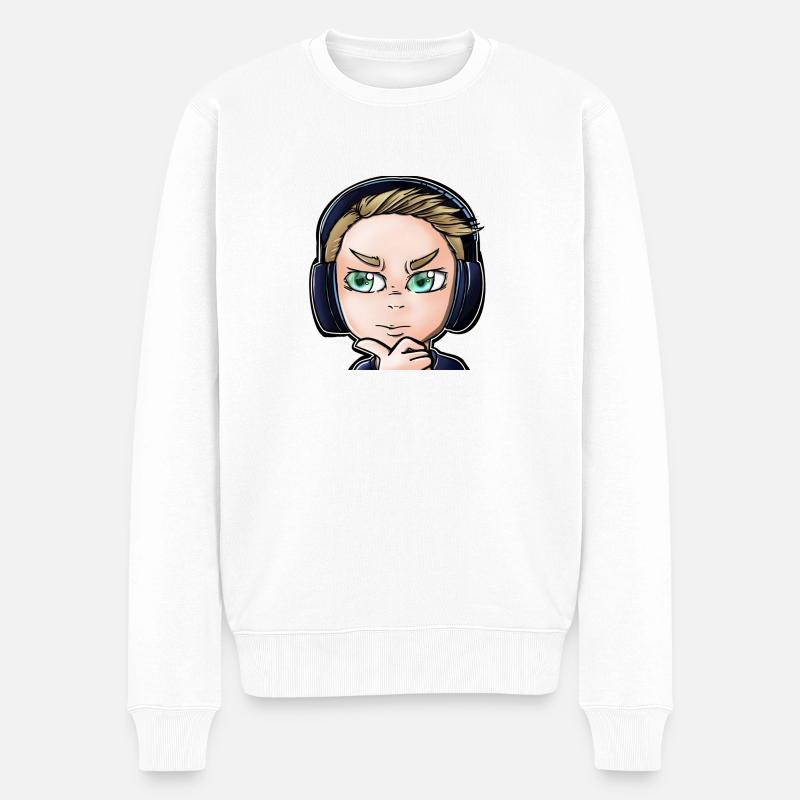 Réfléchir - Pull Premium bio Homme - blanc