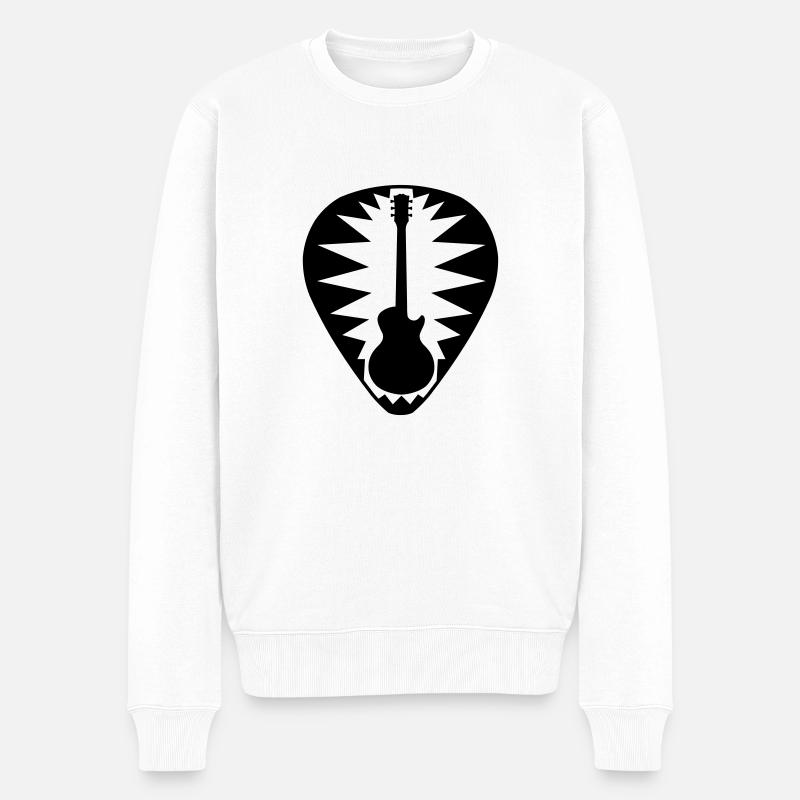 médiator les paul étoiles - Pull Premium bio Homme - blanc