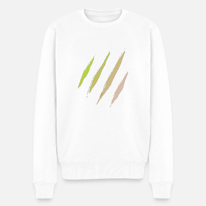 Griffes - Pull Premium bio Homme - blanc