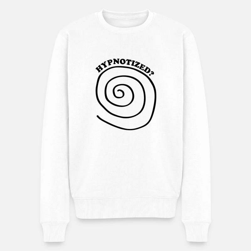 hypnotized_je1 - Männer Premium Bio Pullover - Weiß