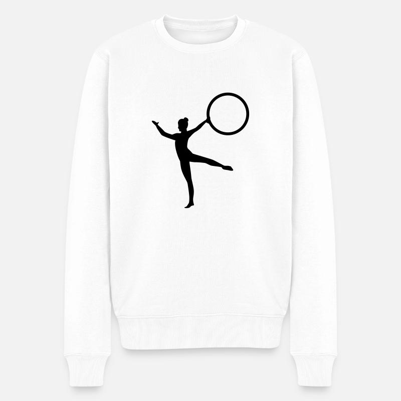 Gymnastique - Pull Premium bio Homme - blanc