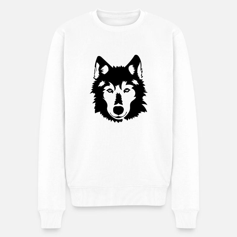 Loup - Pull Premium bio Homme - blanc