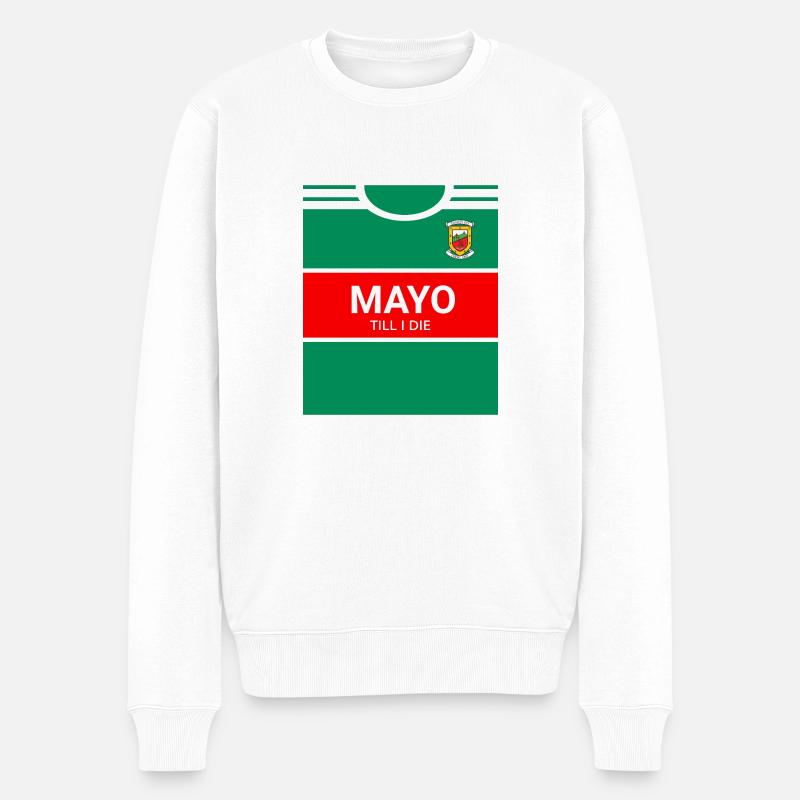 Mayo GAA - Männer Premium Bio Pullover - Weiß