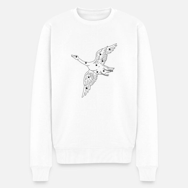 Constellation - Pull Premium bio Homme - blanc