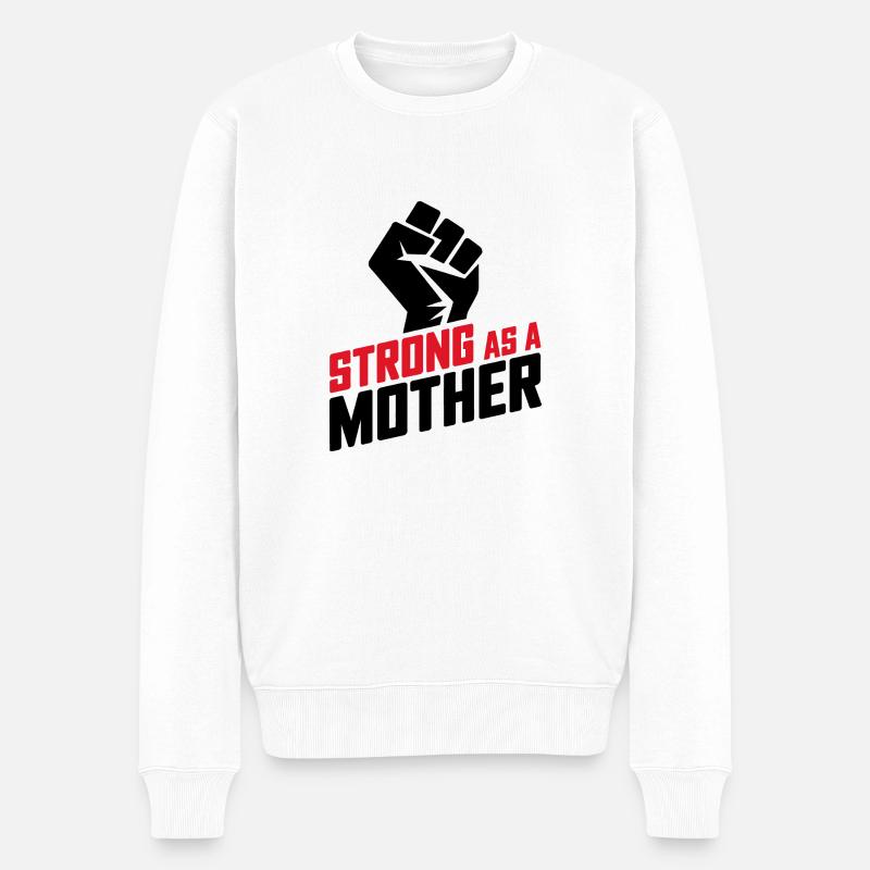 Forte comme une mère - Pull Premium bio Homme - blanc
