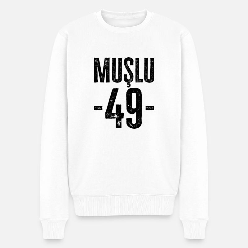 Muş 49 – Vielfalt aus Türkiye - Männer Premium Bio Pullover - Weiß