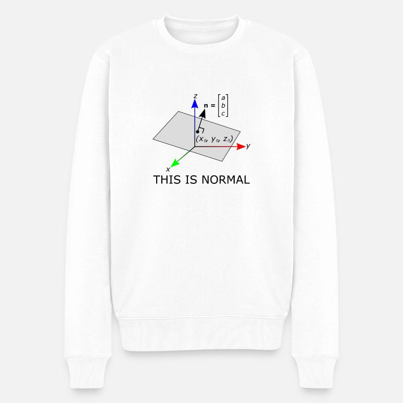 Ceci est normal - Pull Premium bio Homme - blanc