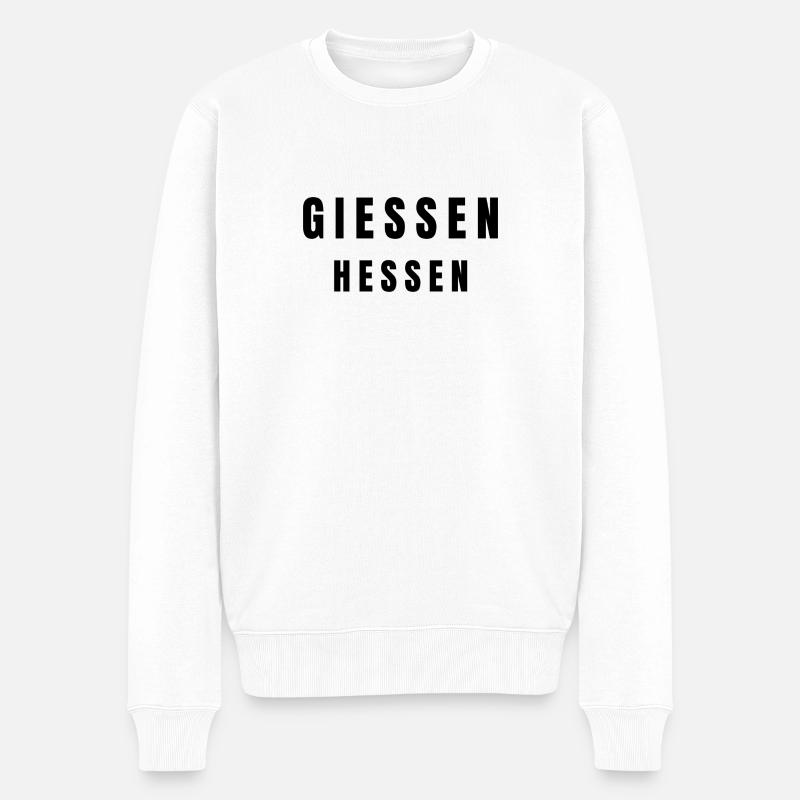 Giessen, Hesse - Pull Premium bio Homme - blanc