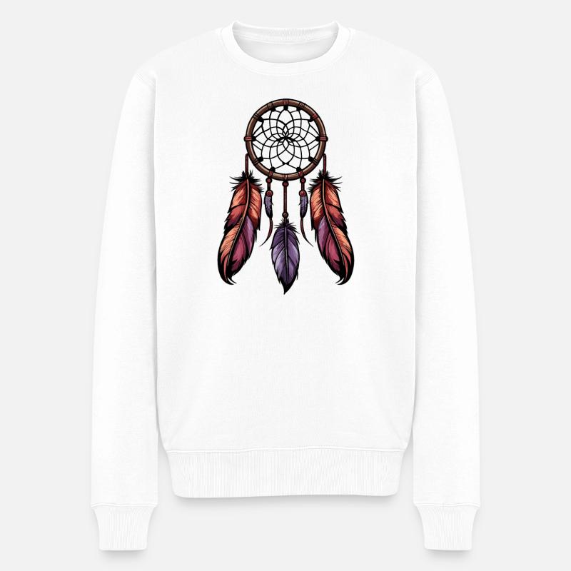 Attrape-rêves - Pull Premium bio Homme - blanc