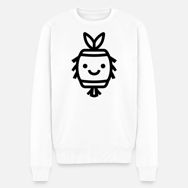 Pinata - Männer Premium Bio Pullover - Weiß