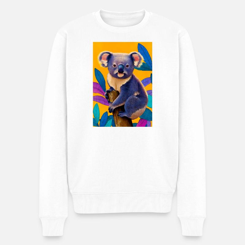 Koala - Pull Premium bio Homme - blanc