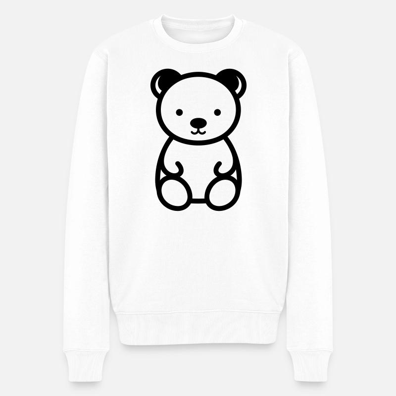 Bébé ours - Pull Premium bio Homme - blanc