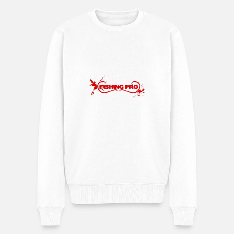 Pêche Pro - Pull Premium bio Homme - blanc