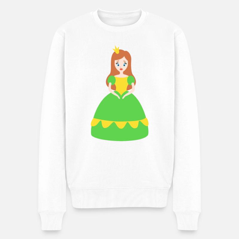 Princesse - Pull Premium bio Homme - blanc