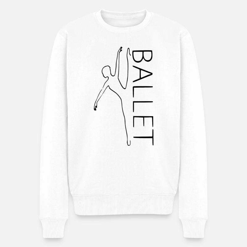 BALLET - Pull Premium bio Homme - blanc