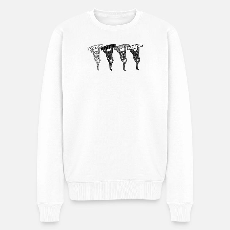 Trio de KITE - Pull Premium bio Homme - blanc