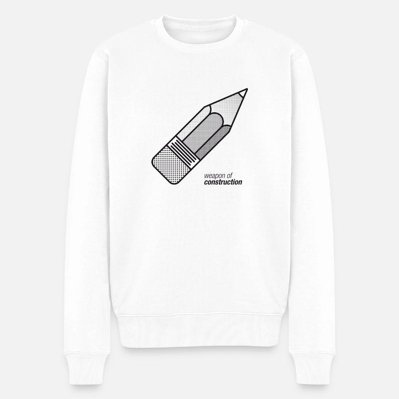 Armes de construction - Pull Premium bio Homme - blanc