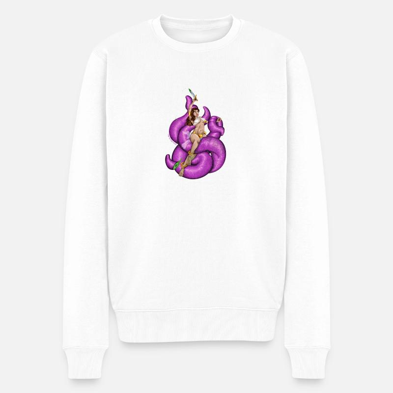 Tentacules! - Pull Premium bio Homme - blanc