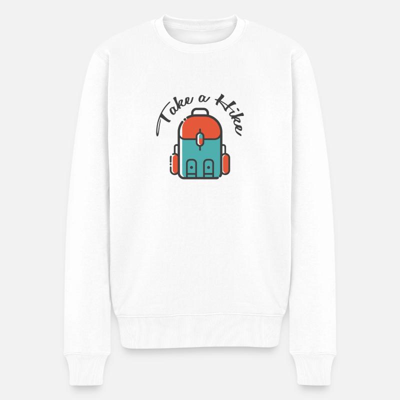 faire une randonnée - Pull Premium bio Homme - blanc