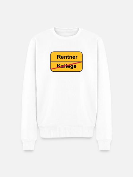 Pensionierung - Männer Premium Bio Pullover - Weiß