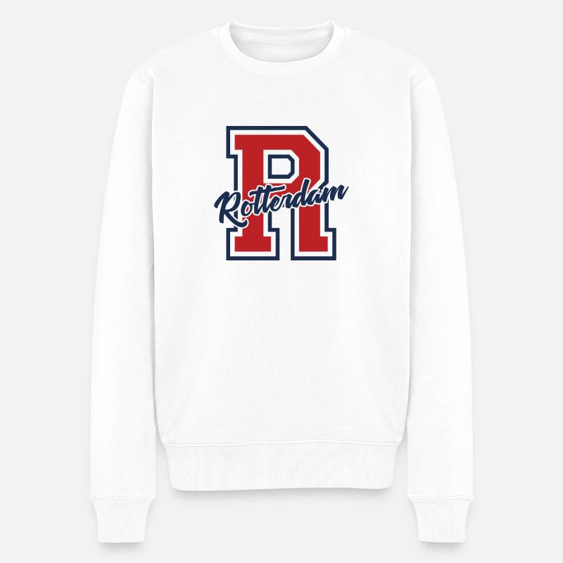 Rotterdam - Pays-Bas - Pays-Bas - Randstad - Pull Premium bio Homme - blanc