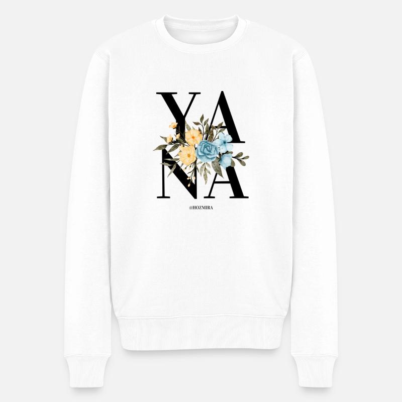 Yana - Pull Premium bio Homme - blanc