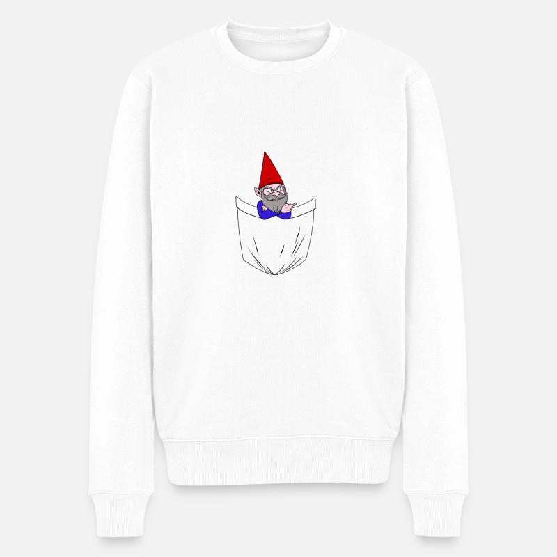 Nain - Pull Premium bio Homme - blanc