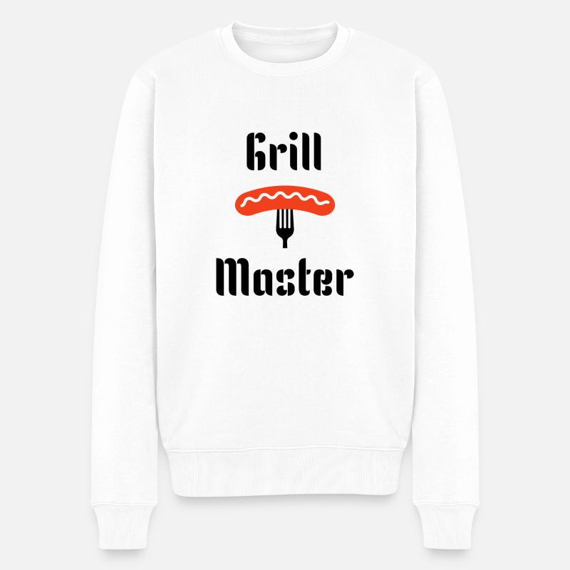 grill master2 - Pull Premium bio Homme - blanc
