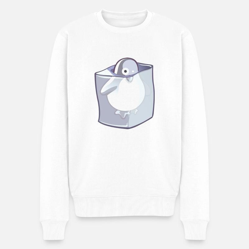 pingouin hyper - Pull Premium bio Homme - blanc