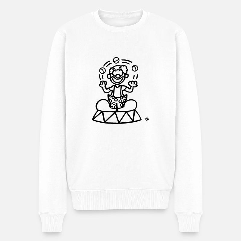 Un clown - Pull Premium bio Homme - blanc