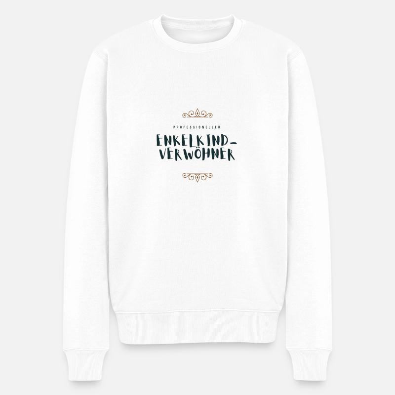 Enkelkindverwöhner - Männer Premium Bio Pullover - Weiß