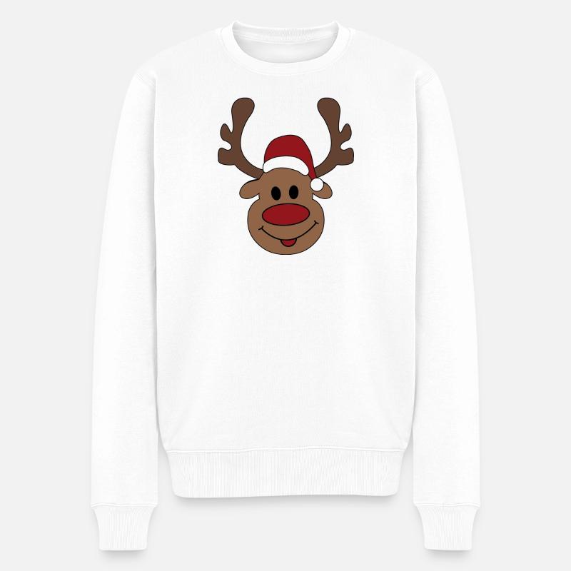 Noël drôle - Pull Premium bio Homme - blanc