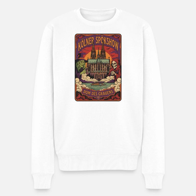 Cologne Spökshow Dom Grauen - Pull Premium bio Homme - blanc