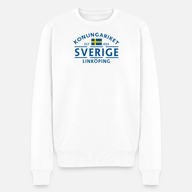 Royaume de Suède Linköping 1523 - Pull Premium bio Homme - blanc